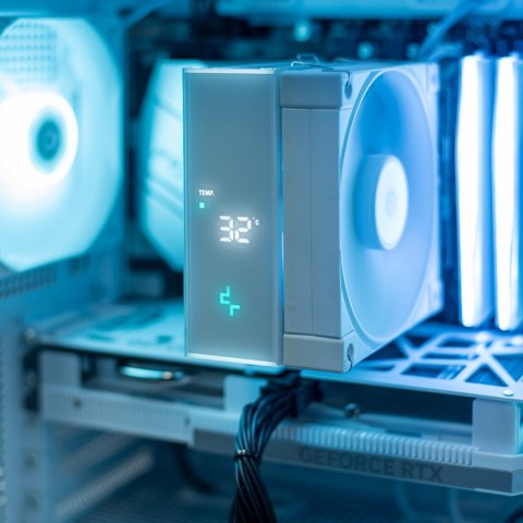 Nowy biały komputer gamingowy Ryzen 5 5600X RTX 4060 32GB DDR4 1TB